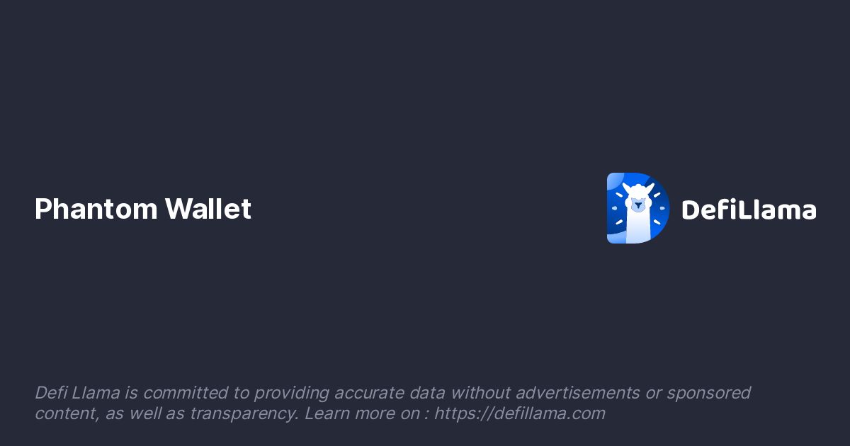 Phantom Wallet Fees & Revenue